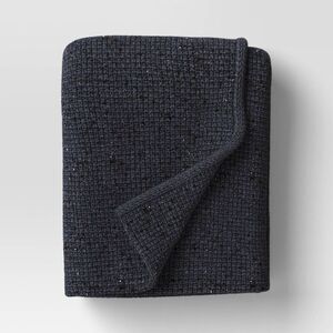 Threshold - Marled Knit Throw Gray/Blue - Threshold Gray